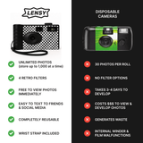 Why Lensy is better than disposable cameras and better than camp snap