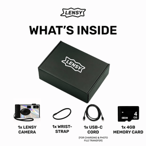 Screen Free Digital Camera - Lensy, , Lensy